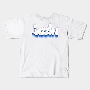 JAZZIN Graffiti lettering Kids T-Shirt